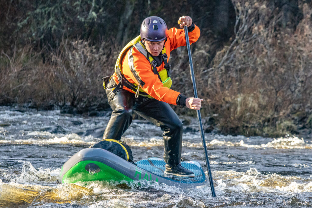 Paddle UK SUP White Water Leader training